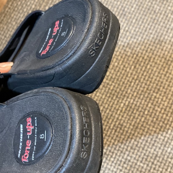 Skechers Tone Ups Black Sequins 8 - Picture 3 of 4